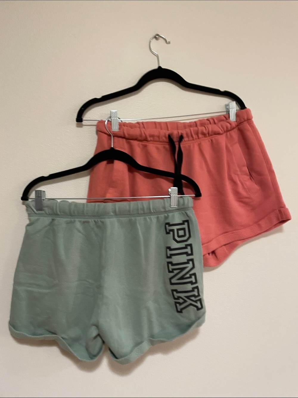 2 piece - PINK Victoria's Secret Coral and Sage Lounge Shorts Duo